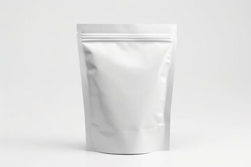 Blank packaging sachet mockup ,Ziplock mockup, pouch bag, Generative Ai