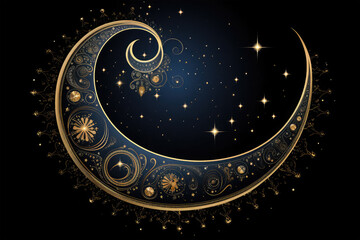 Fototapeta premium magic banner for astrology background