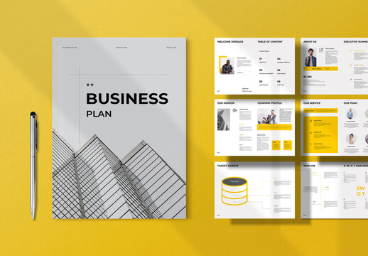 Business Plan Brochure Template