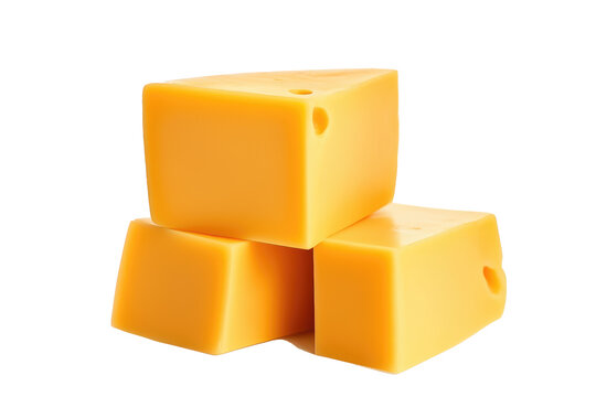olby cheese, ,transparent background (PNG), Generative AI.
