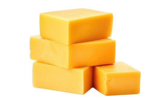 olby cheese, ,transparent background (PNG), Generative AI.
