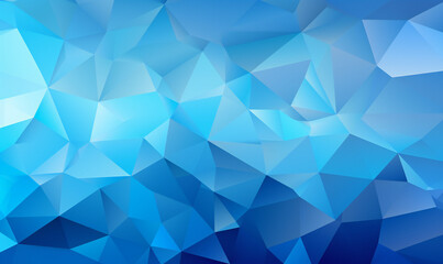 Geometrical Pattern, Blue