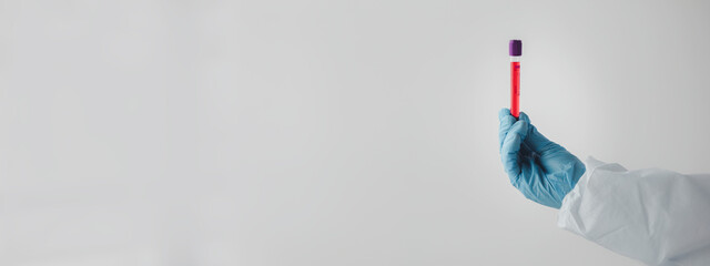 Laboratory is used for scientific research to examine and research blood obtained by sampling of...