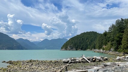 Oliver's Landing Beach, Furry Creek, British Columbia, Canada