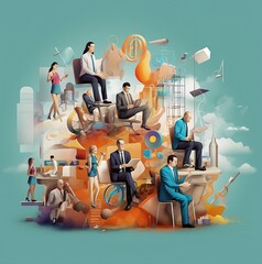 business people working together Revolutionary Business Strategies: Unleashing the Power of Marketing Innovation