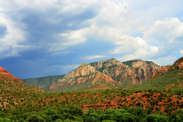 Fototapeta premium Sedona Arizona surrounding Red Rock Country
