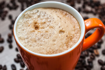 eine Tasse Kaffee Crema