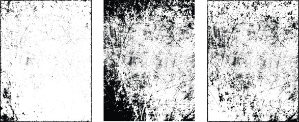 Grunge Urban Backgrounds set.Texture Vector.Dust Overlay Distress Grain ,Simply Place illustration over any Object to Create grungy Effect .abstract,splattered , dirty, texture for your design. 
