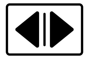Arrow elevator buttons icon simple design © eMIL'