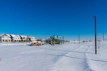 Bear Paw Park in the city of Saskatoon, Saskatchewan, Canada