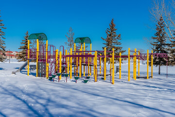 Dundonald Park in the city of Saskatoon, Saskatchewan, Canada