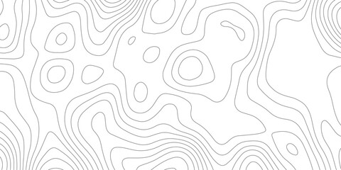 Topographic map background geographic line map with elevation assignments. Modern design with White background with topographic wavy pattern design.paper texture Imitation of a geographical map shades