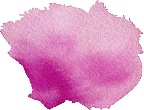 Contemporary artistic Red abstractive watercolor spot isolated on a white background