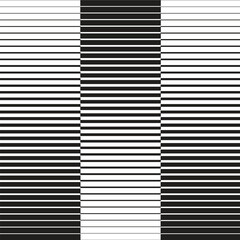 abstract monochrome black small to big three vertical gradient line pattern.