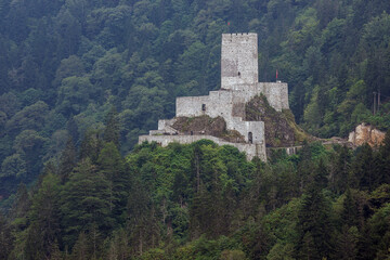 castle in the mountains