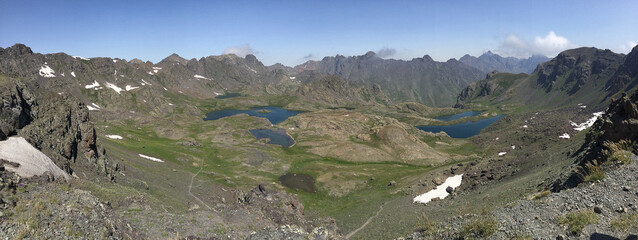 panorama of the mountains