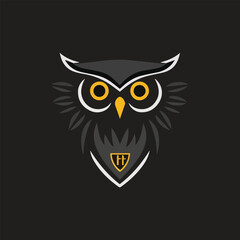 Simple and Modern owl Logo for company, business, community, teams