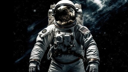 Fototapeta premium Astronauts ready to explore in full suits