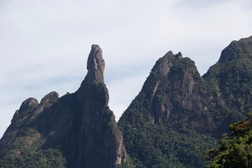 Dedo de Deus no parque Nacional da Serra dos Org&atilde;os no Rio de Janeiro