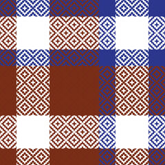 Obraz premium Scottish Tartan Seamless Pattern. Classic Scottish Tartan Design. Seamless Tartan Illustration Vector Set for Scarf, Blanket, Other Modern Spring Summer Autumn Winter Holiday Fabric Print.