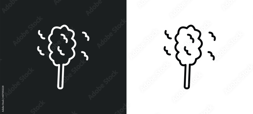 Poster dusting line icon in white and black colors. dusting flat vector icon from dusting collection for we