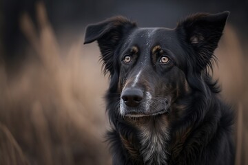 proud dog. generated by AI.