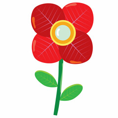 Naklejka premium background tree green flower 