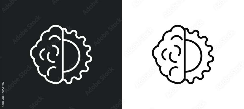 Poster deformity line icon in white and black colors. deformity flat vector icon from deformity collection 