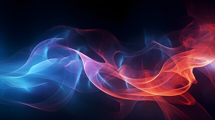Abstract Fractal Smoke Background - Mesmerizing Abstract Design