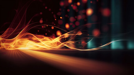 Modern digital abstract 3D background. Copy space. Can be used in the description of network abilities, technological processes, digital storages, science, education, etc.