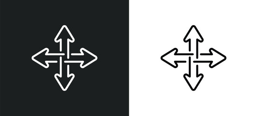 move line icon in white and black colors. move flat vector icon from move collection for web, mobile apps and ui.