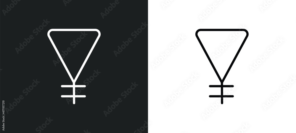 Poster soapstone line icon in white and black colors. soapstone flat vector icon from soapstone collection 