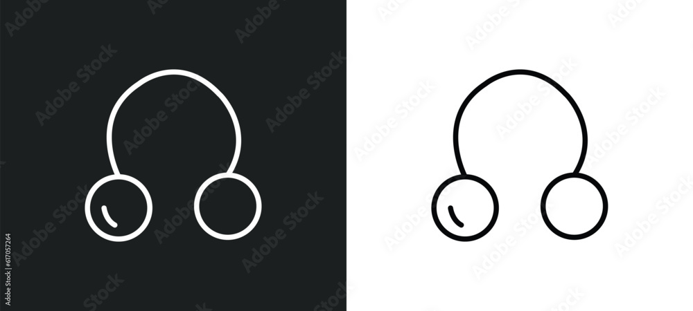 Poster coagulation line icon in white and black colors. coagulation flat vector icon from coagulation colle
