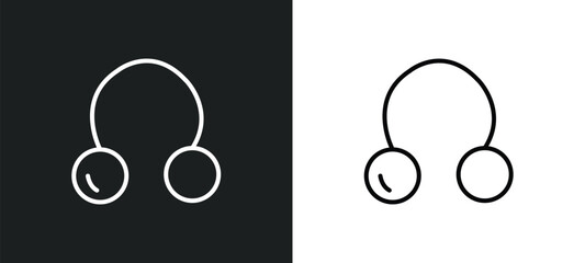 coagulation line icon in white and black colors. coagulation flat vector icon from coagulation collection for web, mobile apps and ui. - obrazy, fototapety, plakaty