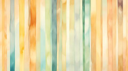Vertical watercolor lines background. Generative AI.