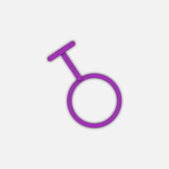 Gender symbol of travesti. Sexual orientation. Vector illustration - 617059253