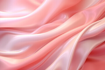 A pink abstract background with a white light. AI generative