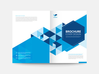 Vector brochure cover design