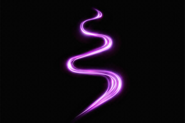 Neon light.Motion speed light lines.Colorful wave effect.Squiggle.Swirl curve effect.