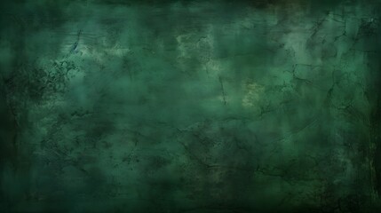 Obraz na płótnie Canvas Dark Green Old Grunge Abstract Texture Background - Vintage Wallpaper