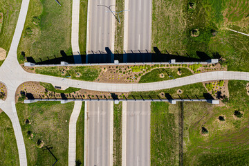 Green Bridge in the city of Saskatoon, Saskatchewan, Canada