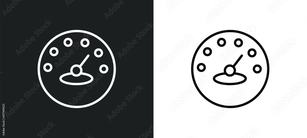 Aufkleber measurement jar line icon in white and black colors. measurement jar flat vector icon from measureme