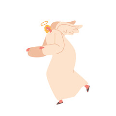 Angel Keeper, Celestial Being Guardian Character Who Protects And Guides Humans, Ensure Their Safety And Well-being