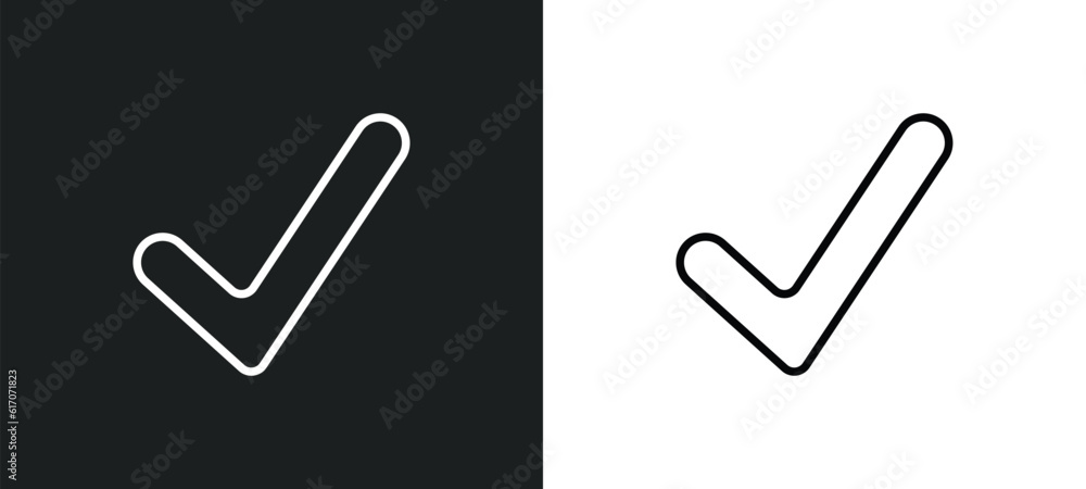 Poster to do line icon in white and black colors. to do flat vector icon from to do collection for web, mob