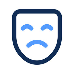 theater outline color icon