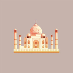 Taj Mahal. Indian Landmark.