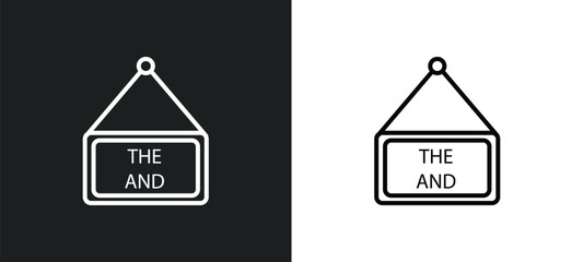 end of way line icon in white and black colors. end of way flat vector icon from end of way collection for web, mobile apps and ui.