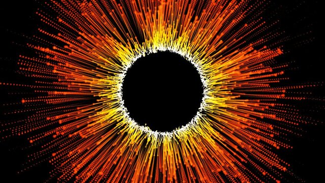 sun rays animation with transparency, logo template with sun rays and placeholder