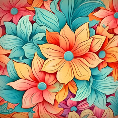 Fototapeta na wymiar Cool Flower Wallpaper
