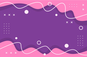 Illustration Vector Graphic of Abstract Fluid Background Template. Colorful Pink and Purple. Geometric Background Template. Simple and Modern Concept.